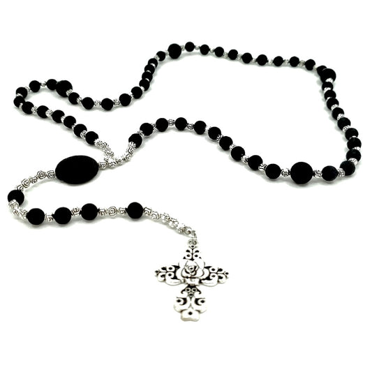 Rosary Roses Silver
