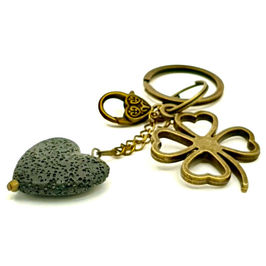 Keychains Clover Old Gold