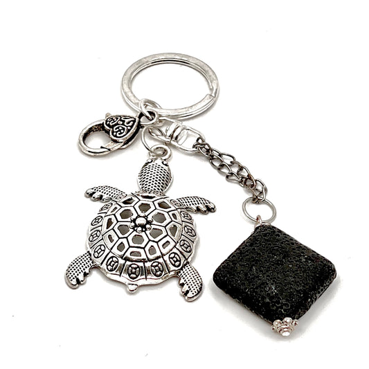 Keychain Turtle Silver