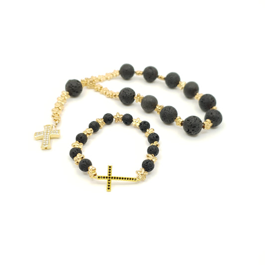 Small Rosary and Bracelet Set