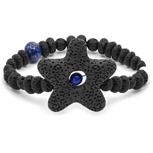 Lapis Lazuli Flowers Bracelet