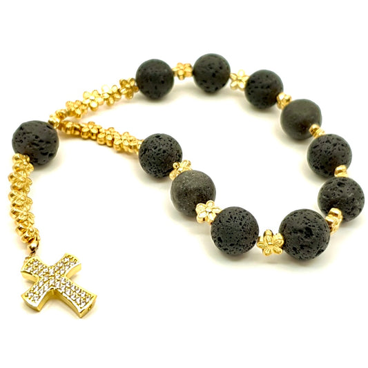 Little  Rosary Flowers Kc Gold