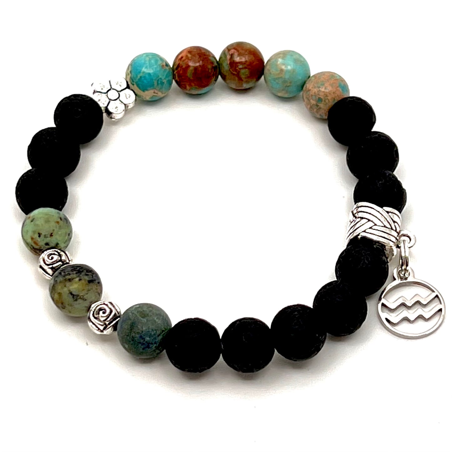 Turquoise Amulet Bracelet for Aquarius