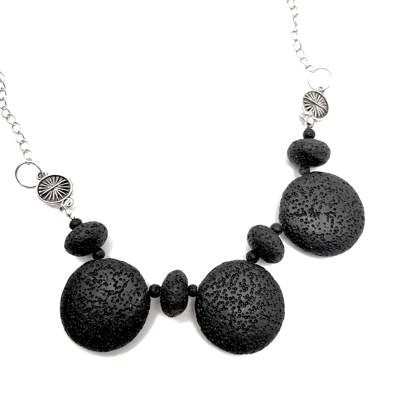 Lava Necklaces on a Chein