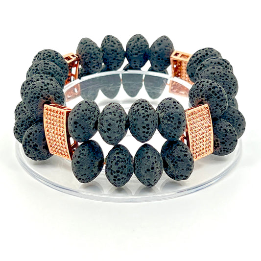 Double  Bracelet Rose Gold