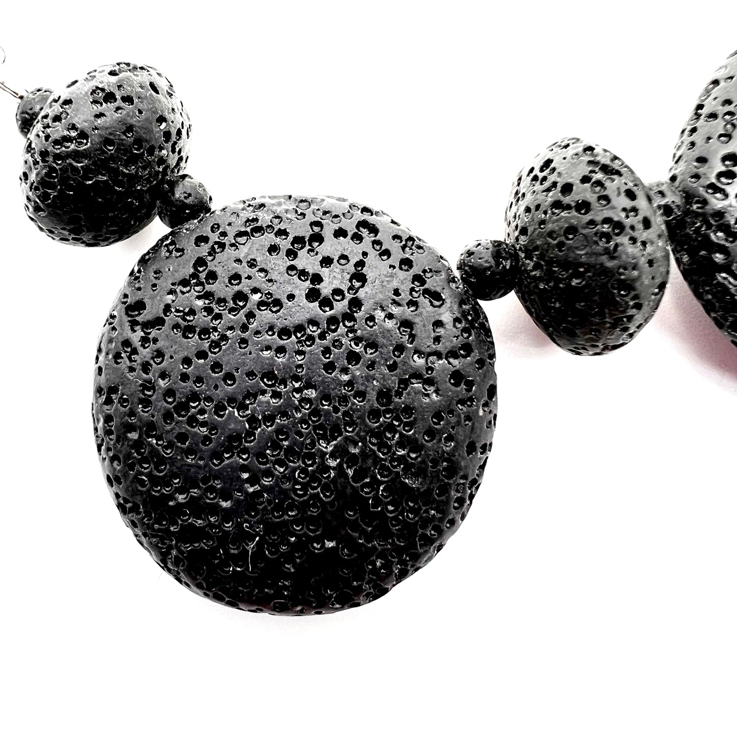 Lava Necklaces on a Chein